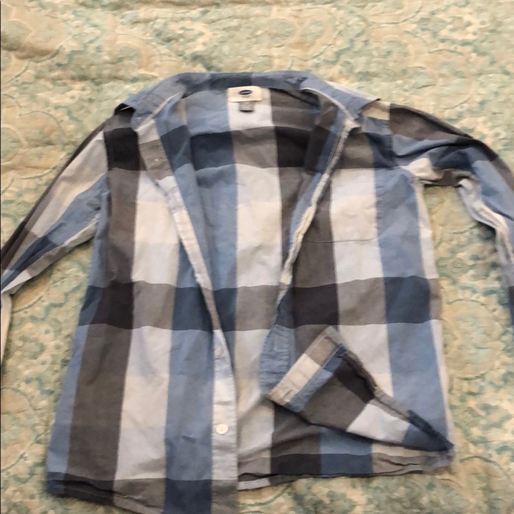 Boys checkered Flannel / dress shirt